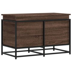 vidaXL Aufbewahrungsbox mit Deckel Eichen-Optik 80x40x51,5 cm