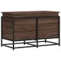 vidaXL Aufbewahrungsbox mit Deckel Eichen-Optik 80x40x51,5 cm