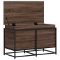 vidaXL Aufbewahrungsbox mit Deckel Eichen-Optik 80x40x51,5 cm