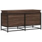vidaXL Aufbewahrungsbox mit Deckel Eichen-Optik 100x40x51,5 cm vidaXL Aufbewahrungsbox mit Deckel Eichen-Optik 100x40x51,5 cm