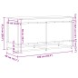 vidaXL Aufbewahrungsbox mit Deckel Eichen-Optik 100x40x51,5 cm vidaXL Aufbewahrungsbox mit Deckel Eichen-Optik 100x40x51,5 cm