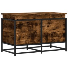 vidaXL Aufbewahrungsbox mit Deckel Räuchereiche 80x40x51,5 cm