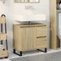 vidaXL Badschrank Sonoma-Eiche 65x33x60 cm Holzwerkstoff vidaXL Badschrank Sonoma-Eiche 65x33x60 cm Holzwerkstoff