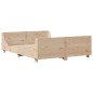 vidaXL Massivholzbett ohne Matratze 150x200 cm Kiefernholz vidaXL Massivholzbett ohne Matratze 150x200 cm Kiefernholz