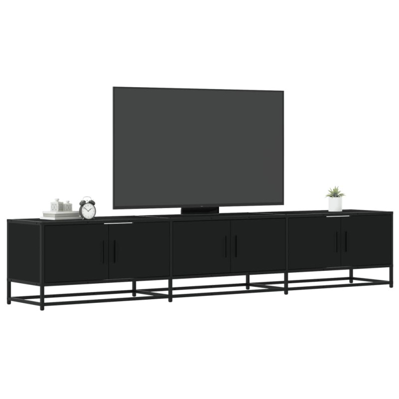 vidaXL TV-Schrank Schwarz 210x35x41 cm Holzwerkstoff vidaXL TV-Schrank Schwarz 210x35x41 cm Holzwerkstoff