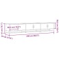vidaXL TV-Schrank Braun Eichen-Optik 240x35x41 cm Holzwerkstoff vidaXL TV-Schrank Braun Eichen-Optik 240x35x41 cm Holzwerkstoff