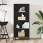 vidaXL Bücherregal Schwarz 60x35x139 cm Holzwerkstoff vidaXL Bücherregal Schwarz 60x35x139 cm Holzwerkstoff