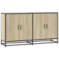 vidaXL Sideboard Sonoma-Eiche 134x35x76 cm Holzwerkstoff vidaXL Sideboard Sonoma-Eiche 134x35x76 cm Holzwerkstoff
