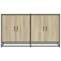 vidaXL Sideboard Sonoma-Eiche 134x35x76 cm Holzwerkstoff vidaXL Sideboard Sonoma-Eiche 134x35x76 cm Holzwerkstoff
