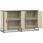 vidaXL Sideboard Sonoma-Eiche 134x35x76 cm Holzwerkstoff vidaXL Sideboard Sonoma-Eiche 134x35x76 cm Holzwerkstoff