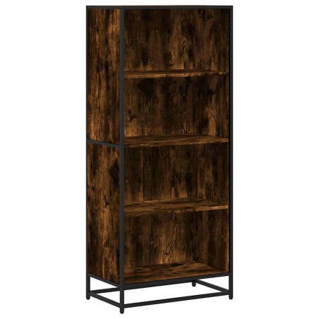 vidaXL Bücherregal Räuchereiche 60x35x139 cm Holzwerkstoff