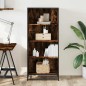 vidaXL Bücherregal Räuchereiche 60x35x139 cm Holzwerkstoff vidaXL Bücherregal Räuchereiche 60x35x139 cm Holzwerkstoff