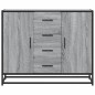 vidaXL Sideboard Grau Sonoma 92x35x76 cm Holzwerkstoff vidaXL Sideboard Grau Sonoma 92x35x76 cm Holzwerkstoff