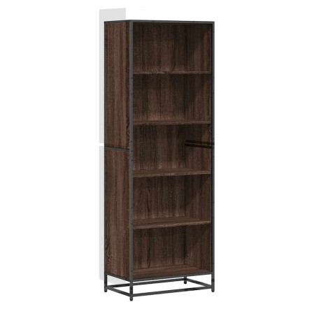 vidaXL Bücherregal Braun Eichen-Optik 60x35x170,5 cm Holzwerkstoff