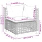 vidaXL 5-tlg. Garten-Sofagarnitur mit Kissen Beige Poly Rattan vidaXL 5-tlg. Garten-Sofagarnitur mit Kissen Beige Poly Rattan