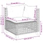 vidaXL 5-tlg. Garten-Sofagarnitur mit Kissen Beige Poly Rattan vidaXL 5-tlg. Garten-Sofagarnitur mit Kissen Beige Poly Rattan
