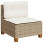 vidaXL 7-tlg. Garten-Sofagarnitur mit Kissen Beige Poly Rattan vidaXL 7-tlg. Garten-Sofagarnitur mit Kissen Beige Poly Rattan