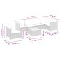 vidaXL 7-tlg. Garten-Sofagarnitur mit Kissen Beige Poly Rattan vidaXL 7-tlg. Garten-Sofagarnitur mit Kissen Beige Poly Rattan