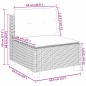 vidaXL 7-tlg. Garten-Sofagarnitur mit Kissen Beige Poly Rattan vidaXL 7-tlg. Garten-Sofagarnitur mit Kissen Beige Poly Rattan