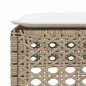 vidaXL 9-tlg. Garten-Sofagarnitur mit Kissen Beige Poly Rattan vidaXL 9-tlg. Garten-Sofagarnitur mit Kissen Beige Poly Rattan