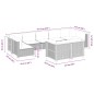 vidaXL 9-tlg. Garten-Sofagarnitur mit Kissen Beige Poly Rattan vidaXL 9-tlg. Garten-Sofagarnitur mit Kissen Beige Poly Rattan