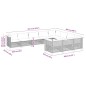 vidaXL 10-tlg. Garten-Sofagarnitur mit Kissen Beige Poly Rattan vidaXL 10-tlg. Garten-Sofagarnitur mit Kissen Beige Poly Rattan