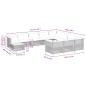 vidaXL 11-tlg. Garten-Sofagarnitur mit Kissen Beige Poly Rattan vidaXL 11-tlg. Garten-Sofagarnitur mit Kissen Beige Poly Rattan