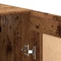 vidaXL Wandschrank Altholz-Optik 69,5x34x90 cm Holzwerkstoff vidaXL Wandschrank Altholz-Optik 69,5x34x90 cm Holzwerkstoff