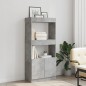 vidaXL Highboard Betongrau 63x33x140 cm Holzwerkstoff vidaXL Highboard Betongrau 63x33x140 cm Holzwerkstoff