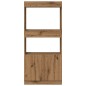 vidaXL Highboard Artisan-Eiche 63x33x140 cm Holzwerkstoff