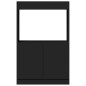 vidaXL Highboard Schwarz 63x33x100 cm Holzwerkstoff