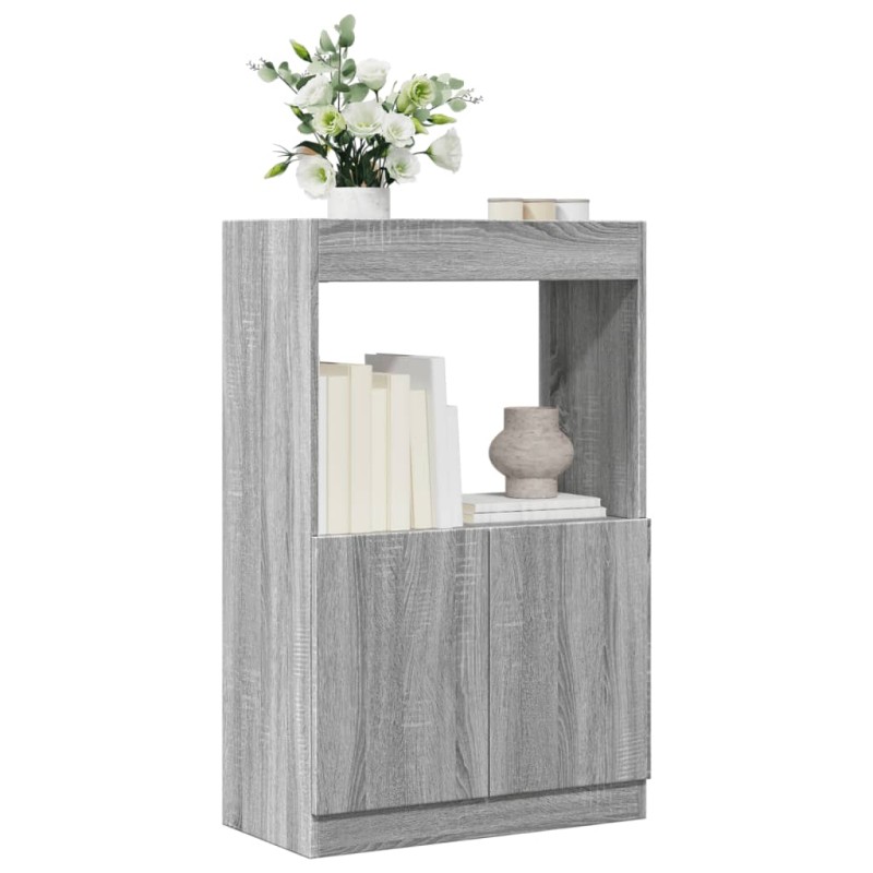 vidaXL Highboard Grau Sonoma-Eiche 63x33x100 cm Holzwerkstoff vidaXL Highboard Grau Sonoma-Eiche 63x33x100 cm Holzwerkstoff