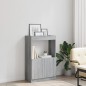 vidaXL Highboard Grau Sonoma-Eiche 63x33x100 cm Holzwerkstoff vidaXL Highboard Grau Sonoma-Eiche 63x33x100 cm Holzwerkstoff