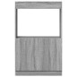 vidaXL Highboard Grau Sonoma-Eiche 63x33x100 cm Holzwerkstoff vidaXL Highboard Grau Sonoma-Eiche 63x33x100 cm Holzwerkstoff