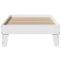 vidaXL Massivholzbett ohne Matratze Weiß 100x200 cm Kiefernholz vidaXL Massivholzbett ohne Matratze Weiß 100x200 cm Kiefernholz