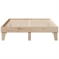 vidaXL Massivholzbett ohne Matratze 140x200 cm Kiefernholz vidaXL Massivholzbett ohne Matratze 140x200 cm Kiefernholz