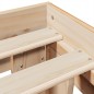 vidaXL Massivholzbett ohne Matratze 140x200 cm Kiefernholz vidaXL Massivholzbett ohne Matratze 140x200 cm Kiefernholz