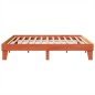 vidaXL Massivholzbett ohne Matratze Wachsbraun 180x200 Kiefernholz vidaXL Massivholzbett ohne Matratze Wachsbraun 180x200 Kiefernholz