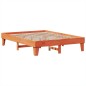 vidaXL Massivholzbett ohne Matratze Wachsbraun 140x190 cm Kiefernholz vidaXL Massivholzbett ohne Matratze Wachsbraun 140x190 cm Kiefernholz