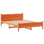 vidaXL Massivholzbett ohne Matratze Wachsbraun 120x200 cm Kiefernholz vidaXL Massivholzbett ohne Matratze Wachsbraun 120x200 cm Kiefernholz