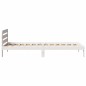 vidaXL Massivholzbett ohne Matratze Weiß 90x190 cm Kiefernholz vidaXL Massivholzbett ohne Matratze Weiß 90x190 cm Kiefernholz