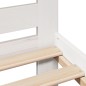 vidaXL Massivholzbett ohne Matratze Weiß 90x190 cm Kiefernholz vidaXL Massivholzbett ohne Matratze Weiß 90x190 cm Kiefernholz