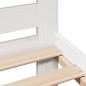 vidaXL Massivholzbett ohne Matratze Weiß 140x190 cm Kiefernholz vidaXL Massivholzbett ohne Matratze Weiß 140x190 cm Kiefernholz