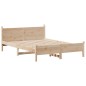 vidaXL Massivholzbett ohne Matratze 135x190 cm Kiefernholz vidaXL Massivholzbett ohne Matratze 135x190 cm Kiefernholz