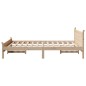 vidaXL Massivholzbett ohne Matratze 135x190 cm Kiefernholz vidaXL Massivholzbett ohne Matratze 135x190 cm Kiefernholz