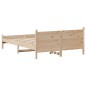 vidaXL Massivholzbett ohne Matratze 135x190 cm Kiefernholz vidaXL Massivholzbett ohne Matratze 135x190 cm Kiefernholz