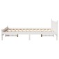 vidaXL Massivholzbett ohne Matratze Weiß 120x190 cm Kiefernholz vidaXL Massivholzbett ohne Matratze Weiß 120x190 cm Kiefernholz