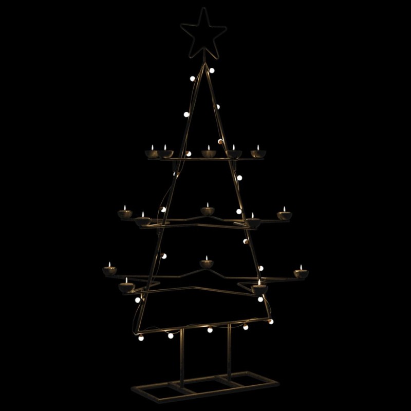 vidaXL Metall-Weihnachtsbaum zum Dekorieren Schwarz 105 cm vidaXL Metall-Weihnachtsbaum zum Dekorieren Schwarz 105 cm