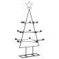 vidaXL Metall-Weihnachtsbaum zum Dekorieren Schwarz 105 cm vidaXL Metall-Weihnachtsbaum zum Dekorieren Schwarz 105 cm