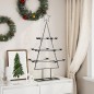 vidaXL Metall-Weihnachtsbaum zum Dekorieren Schwarz 105 cm vidaXL Metall-Weihnachtsbaum zum Dekorieren Schwarz 105 cm